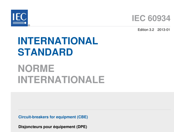 IEC 60934:2013 pdf download