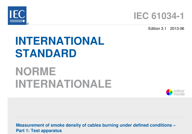 IEC 61034-1:2013 pdf download