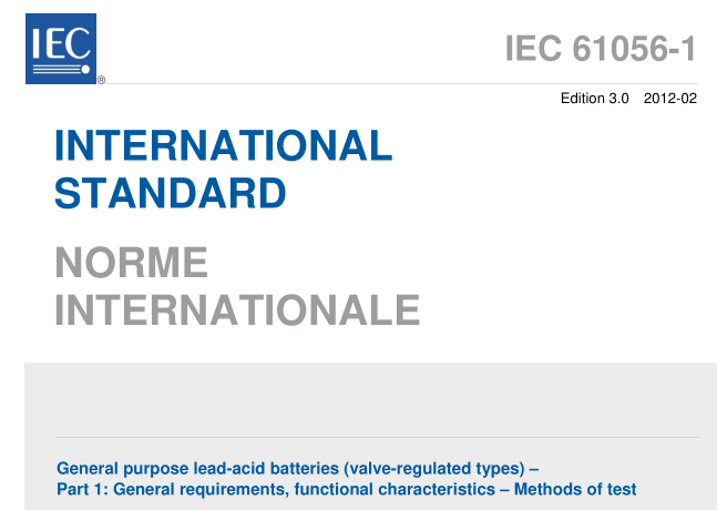 IEC 61056-1:2012 pdf download
