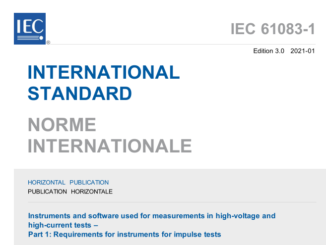 IEC 61083-1:2021 pdf download
