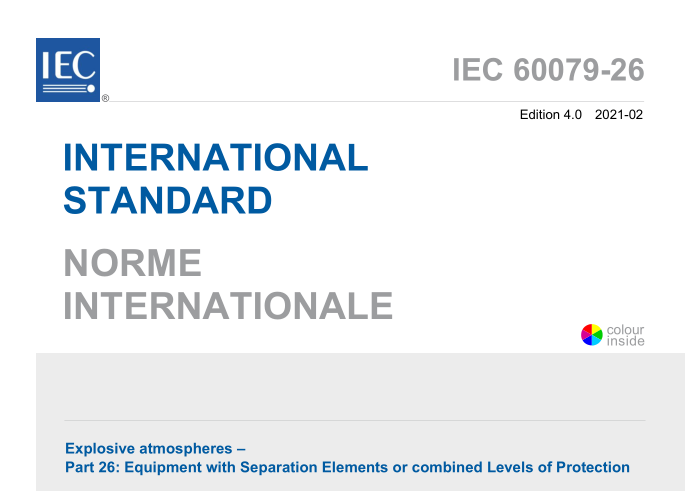 IEC 60079-26:2021 pdf download