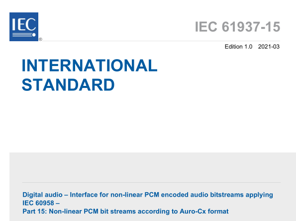 IEC 61937-15:2021 pdf download