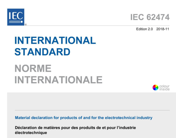 IEC 62474:2018 pdf download