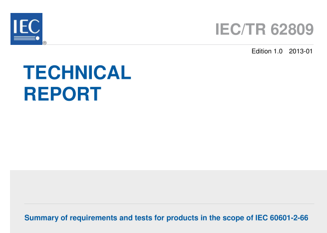 IEC TR 62809:2013 pdf download