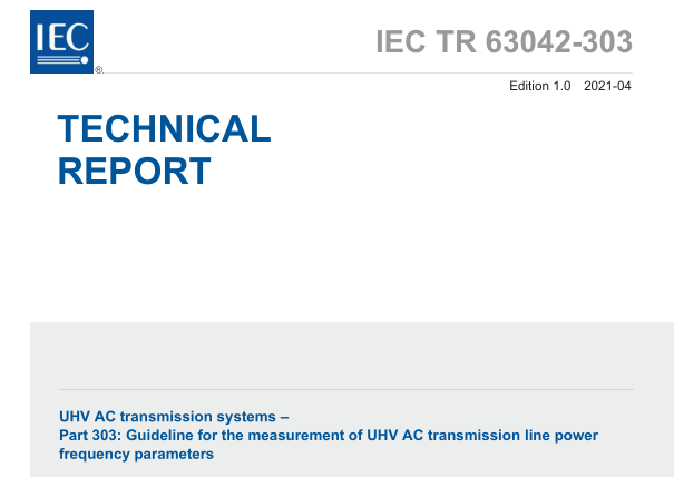 IEC TR 63042-303:2021 pdf download