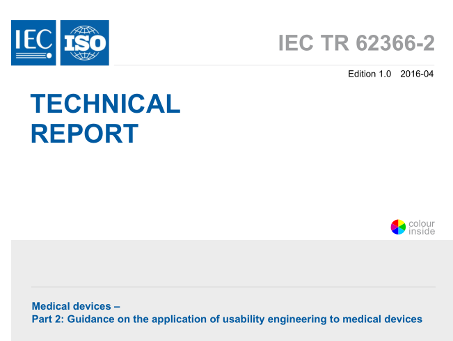 IEC TR 62366-2:2016 pdf download