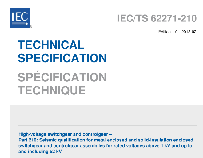 IEC TS 62271-210:2013 pdf download
