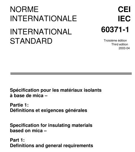 IEC 60371-1:2003 pdf download