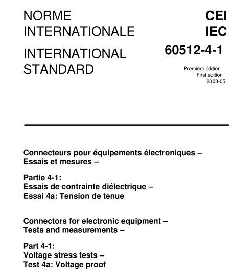 IEC 60512-4-1:2003 pdf download
