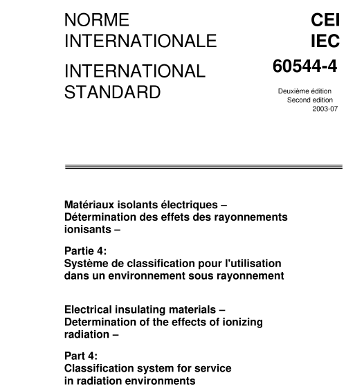 IEC 60544-4:2003 pdf download