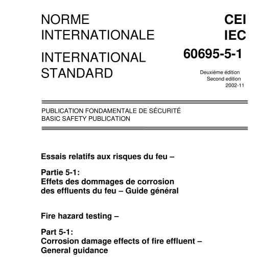 IEC 60695-5-1:2002 pdf download