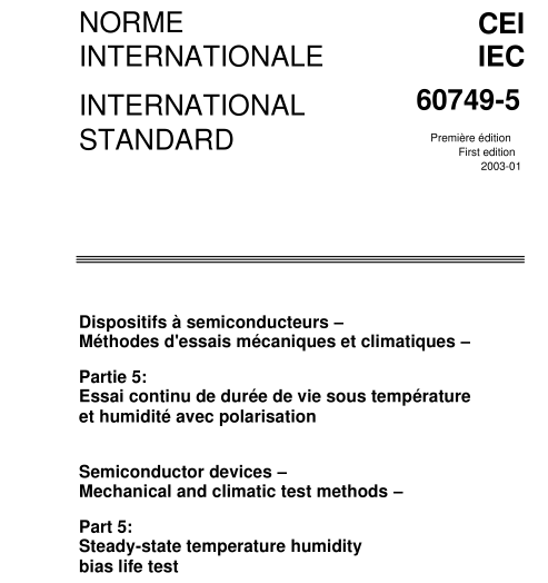 IEC 60749-5:2003 pdf download