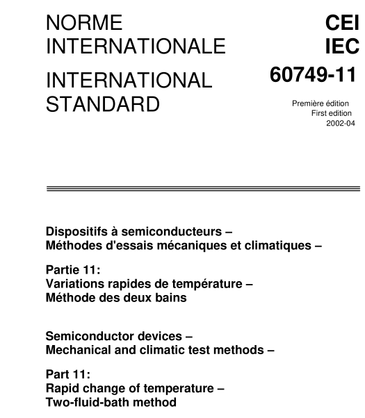 IEC 60749-11:2002 pdf download
