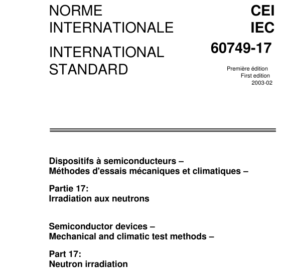 IEC 60749-17:2003 pdf download