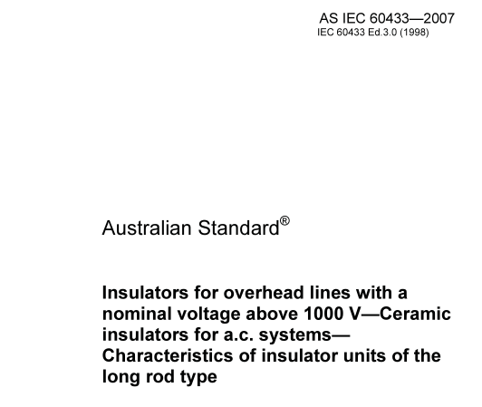 AS IEC 60433:2007 pdf download