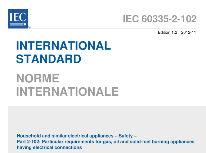 IEC 60335-2-102:2012 pdf download