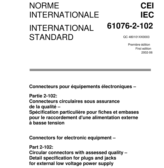 IEC 61076-2-102:2002 pdf download