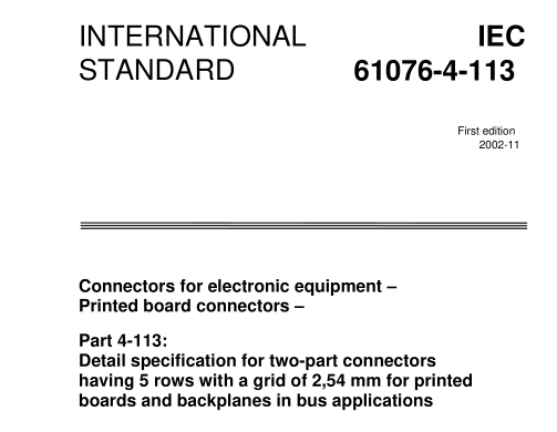 IEC 61076-4-113:2002 pdf download