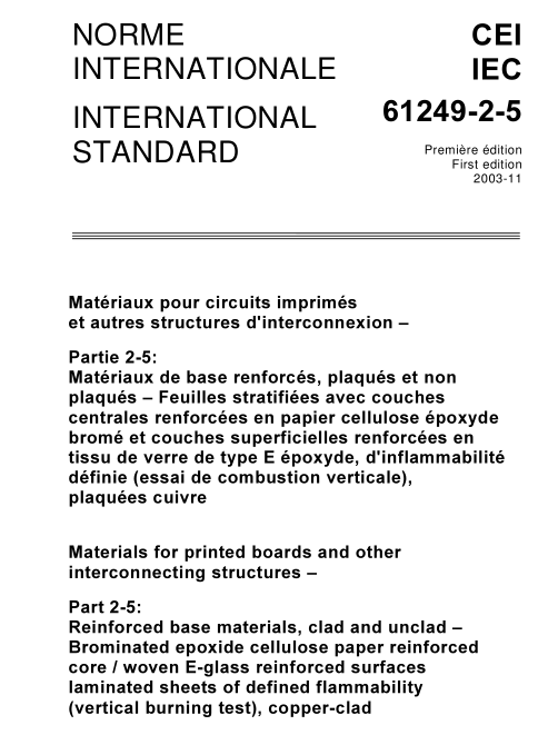 IEC 61249-2-5:2003 pdf download