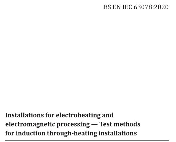 BS EN IEC 63078:2020 pdf download