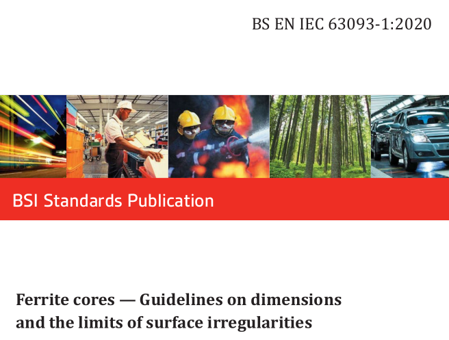 BS EN IEC 63093-1:2020 pdf download