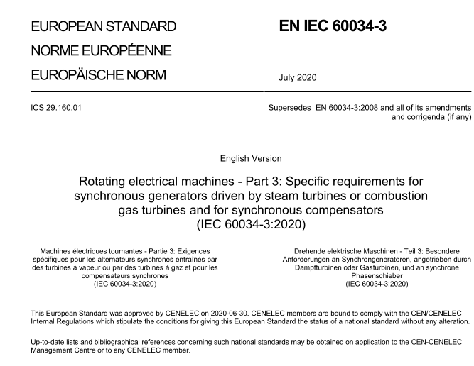 EN IEC 60034-3:2020 pdf download