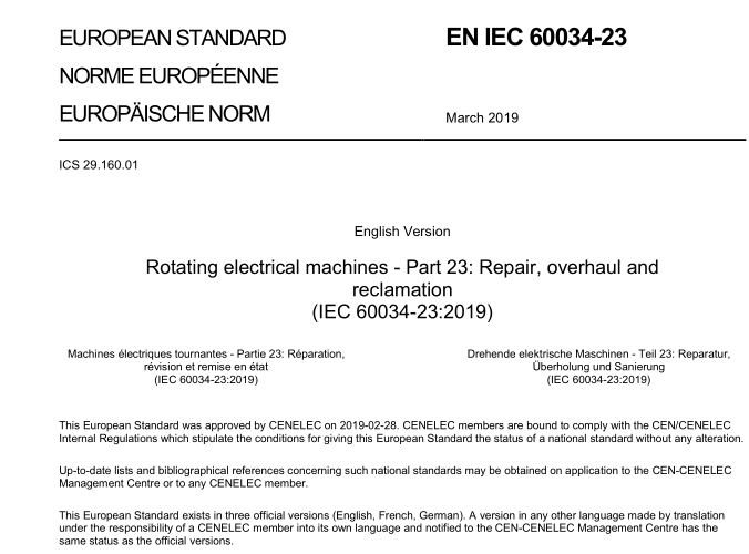 EN IEC 60034-23:2019 pdf download