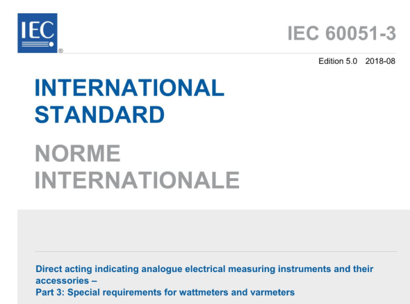 IEC 60051-3:2018 pdf download