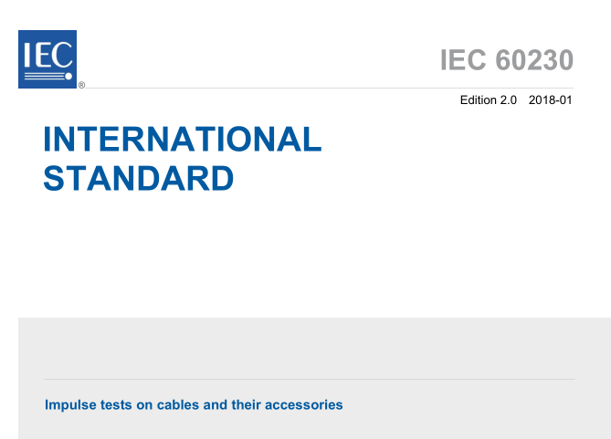 IEC 60230:2018 pdf download