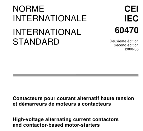 IEC 60470:2000 pdf download