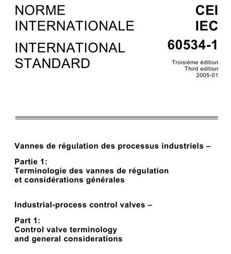 IEC 60534-1:2005 pdf download