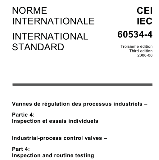 IEC 60534-4:2006 pdf download