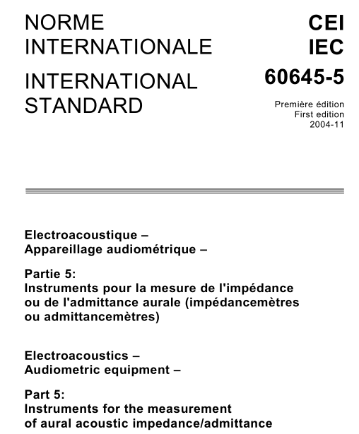 IEC 60645-5:2004 pdf download