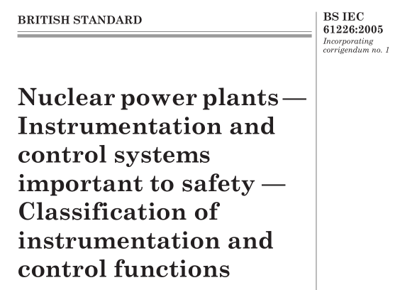 BS IEC 61226:2005 pdf download