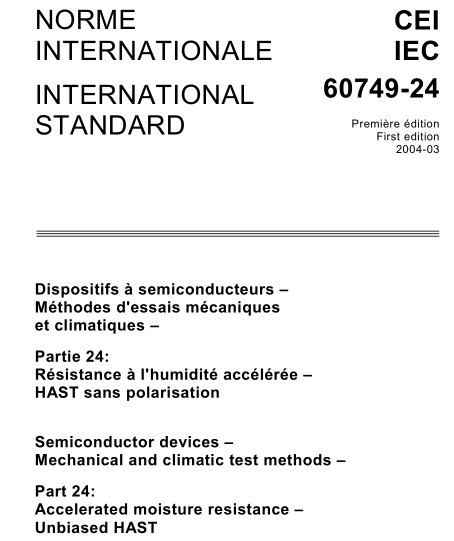 IEC 60749-24:2004 pdf download