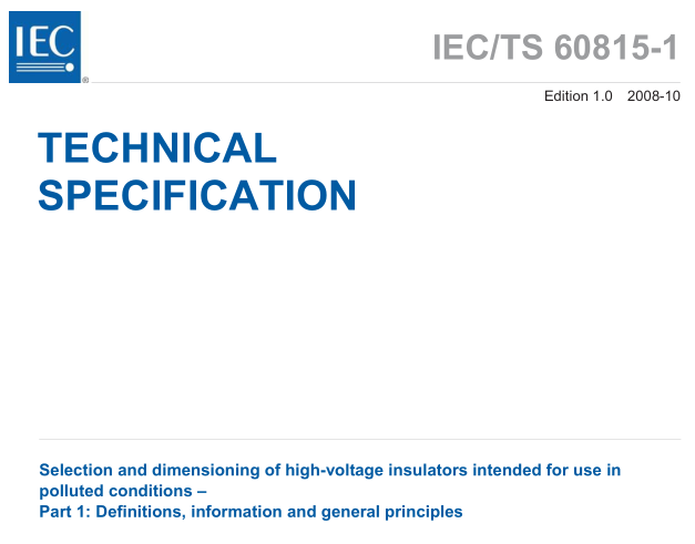 IEC 60815-1:2008 pdf download