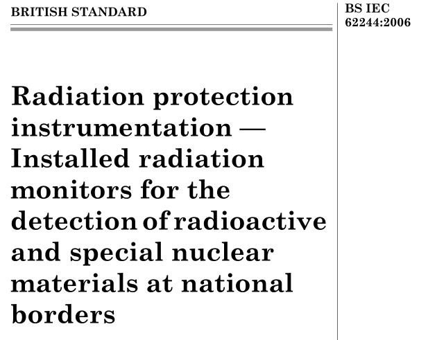 BS IEC 62244:2006 pdf download