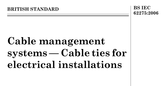 BS IEC 62275:2006 pdf download
