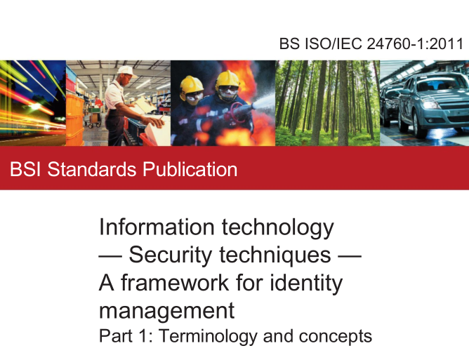 BS ISO IEC 24760-1:2011 pdf download