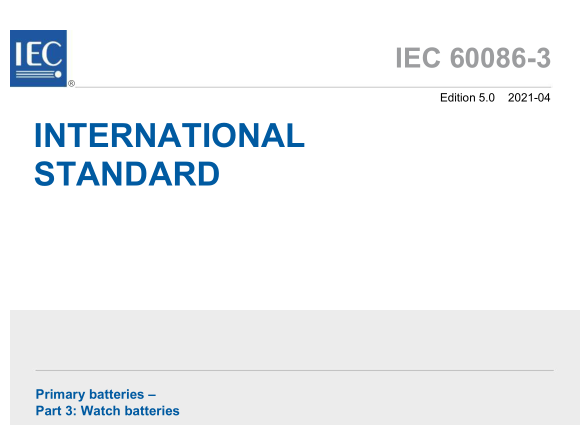 IEC 60086-3:2021 pdf download