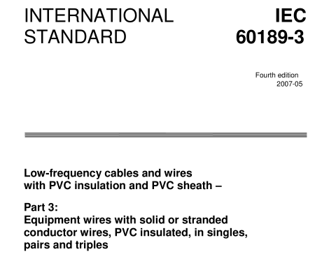 IEC 60189-3:2007 pdf download