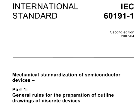 IEC 60191-1:2007 pdf download