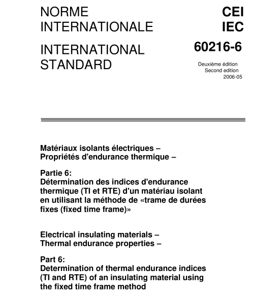 IEC 60216-6:2006 pdf download