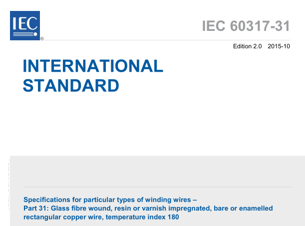 IEC 60317-31:2015 pdf download